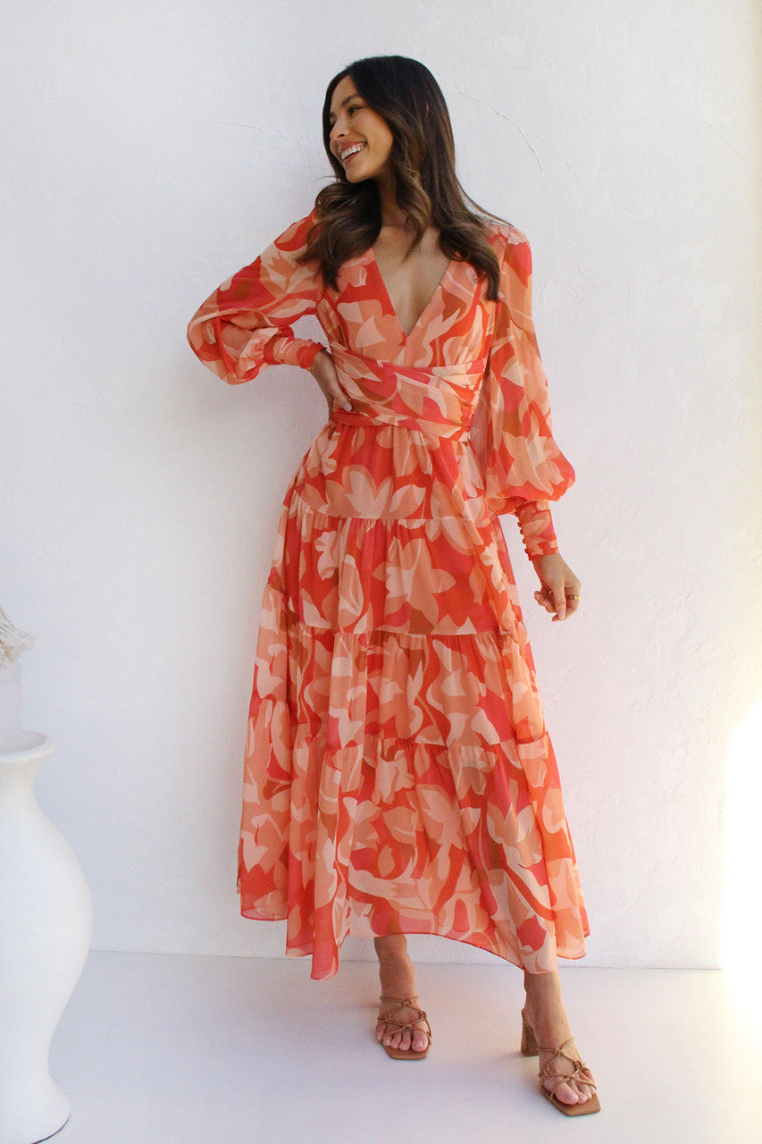 Summer Maxi-Dress Florish - Luxurise - floral-maxi-summer-dress - Midi-jurken