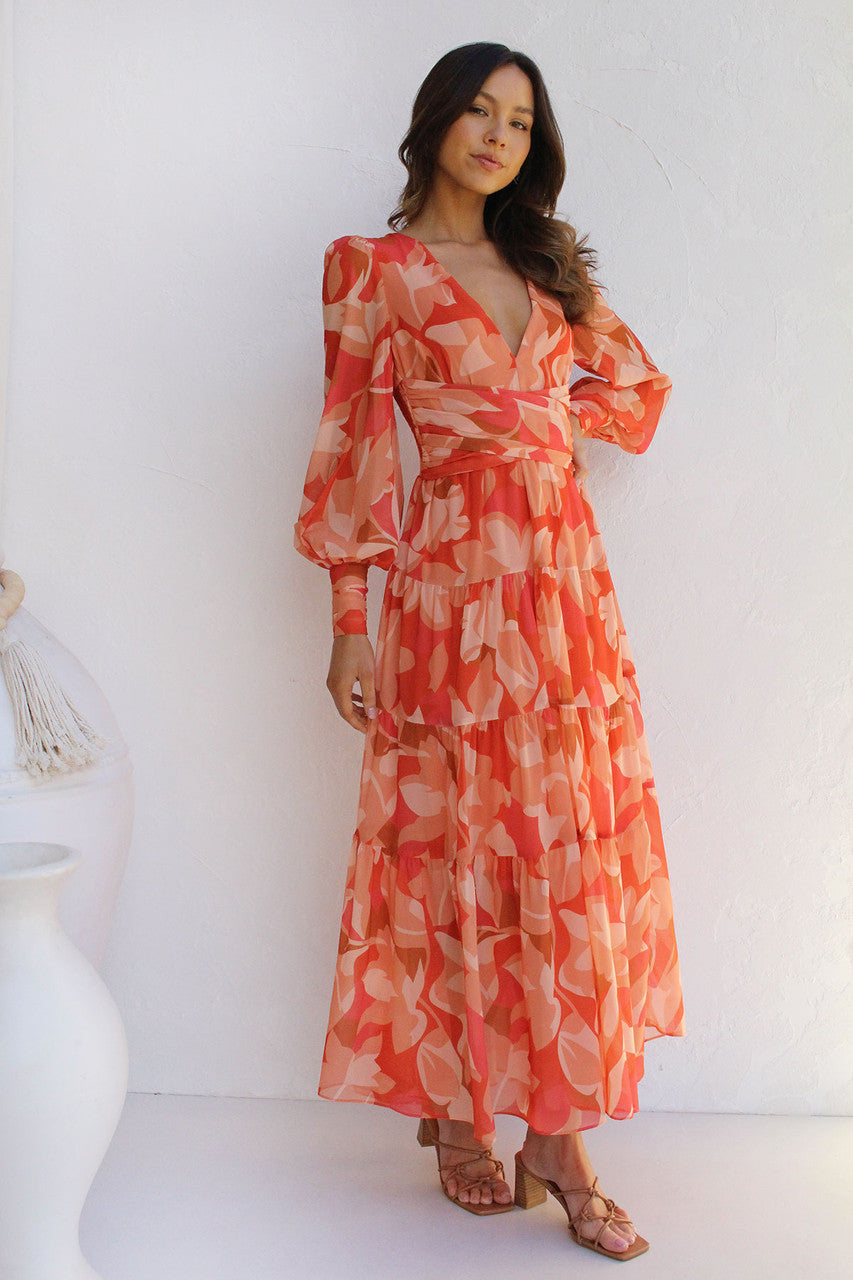 Summer Maxi-Dress Florish - Luxurise - floral-maxi-summer-dress - Midi-jurken