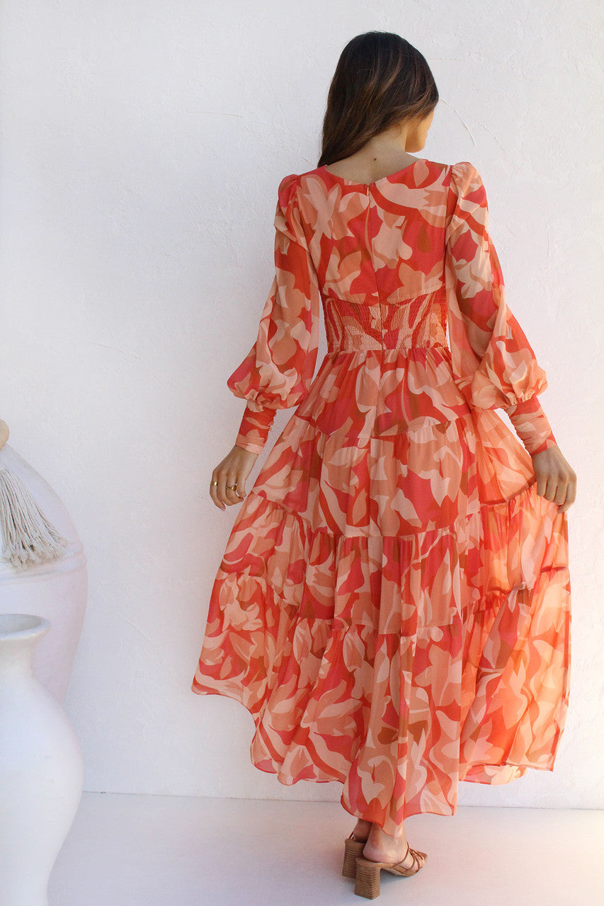 Summer Maxi-Dress Florish - Luxurise - floral-maxi-summer-dress - Midi-jurken