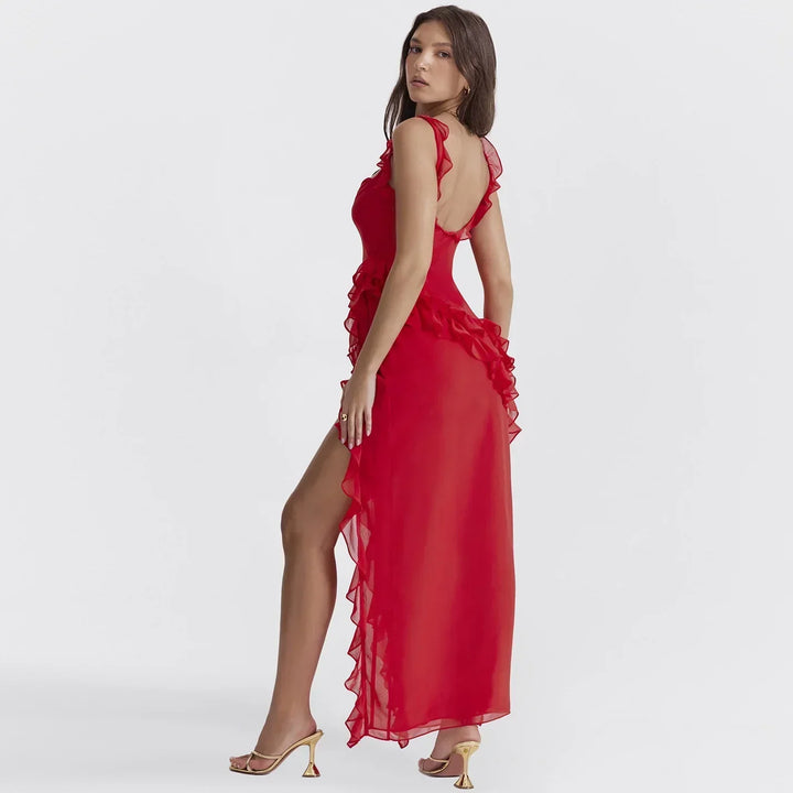 Victoria Ruffle Dress - Luxurise Fashion - Dresses & Skirts