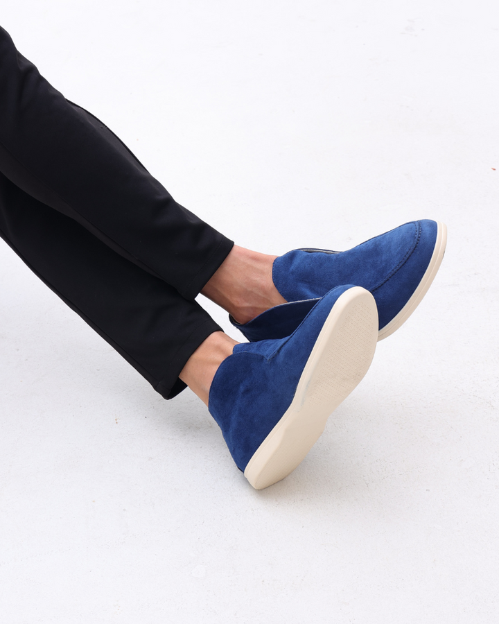 Old Money Style High Suede Loafers - Luxurise Fashion - 