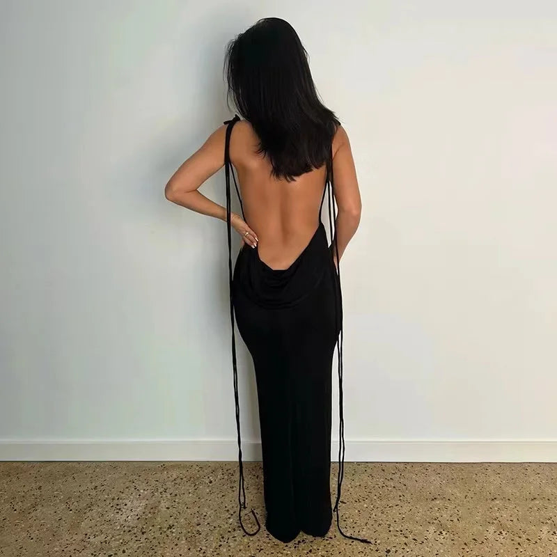 Maya Dress Backless - Luxurise Fashion - 