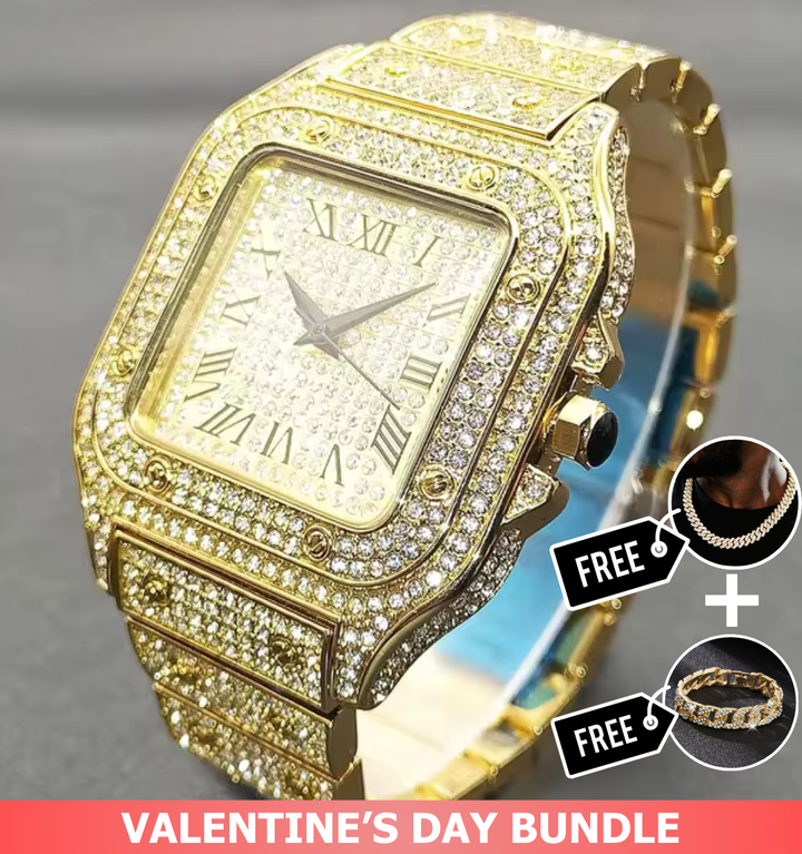 Cartice Iced Out Watch - Luxurise Fashion - 