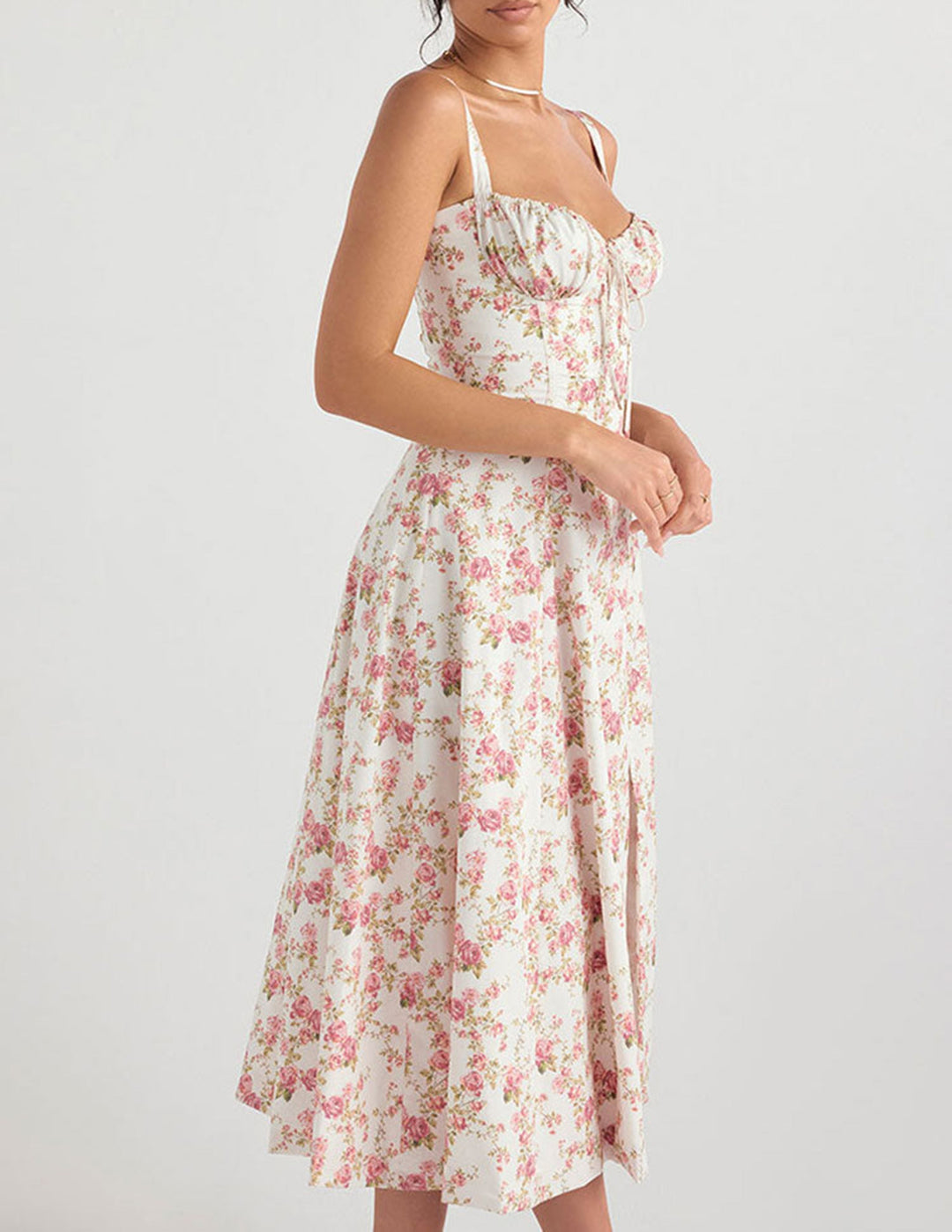 Flower Sundress - Luxurise Fashion - Midi-jurken