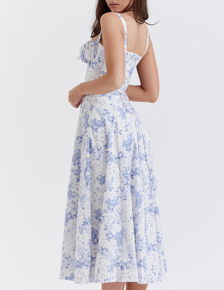 Flower Sundress - Luxurise Fashion - Midi-jurken