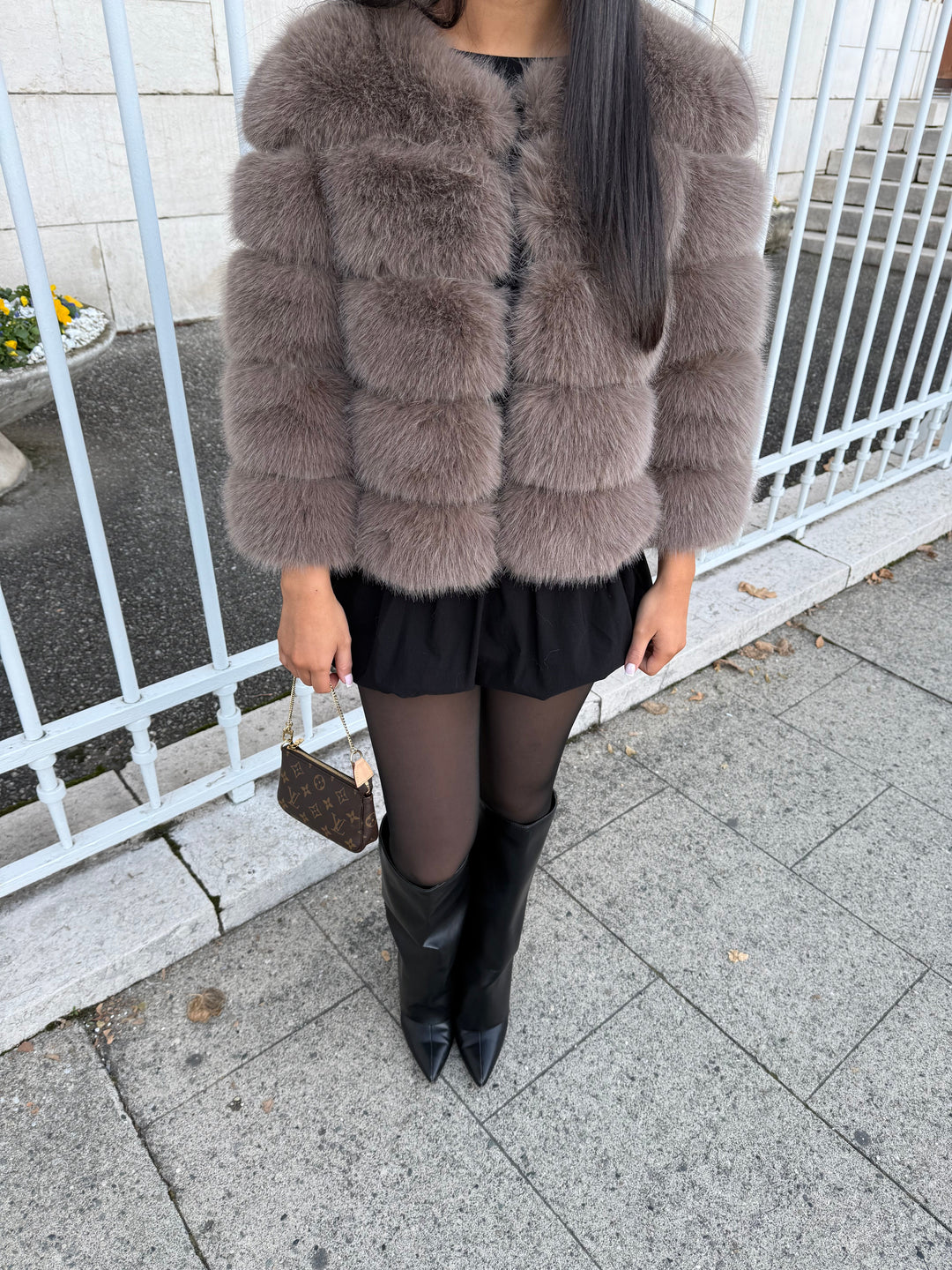 HAZELNUT FUR - Luxurise Fashion - Coat