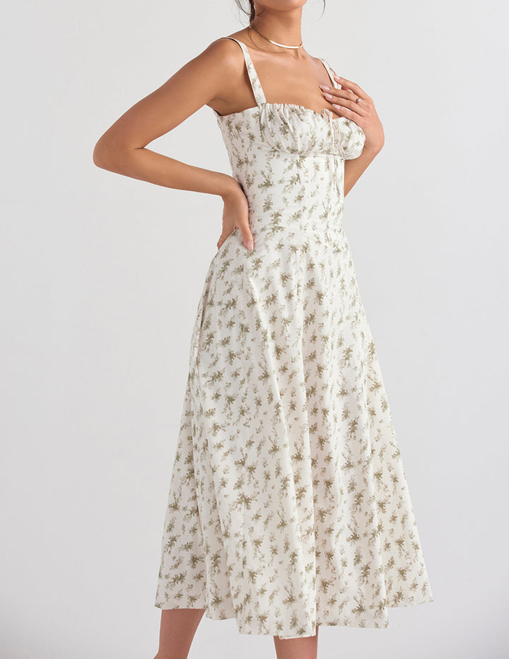 Flower Sundress - Luxurise Fashion - Midi-jurken