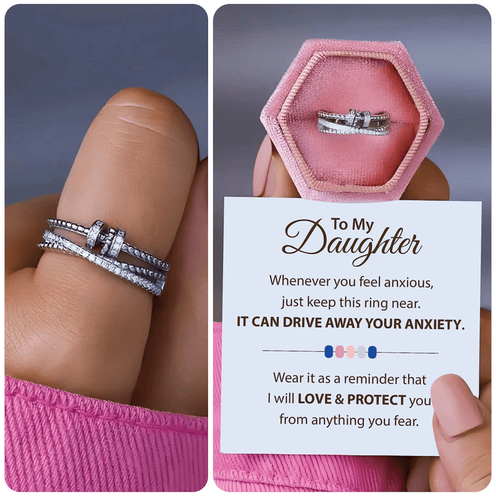 To My ❤️ - Fidget Ring - Luxurise - to-my-daughter-fidget-ring - Rings