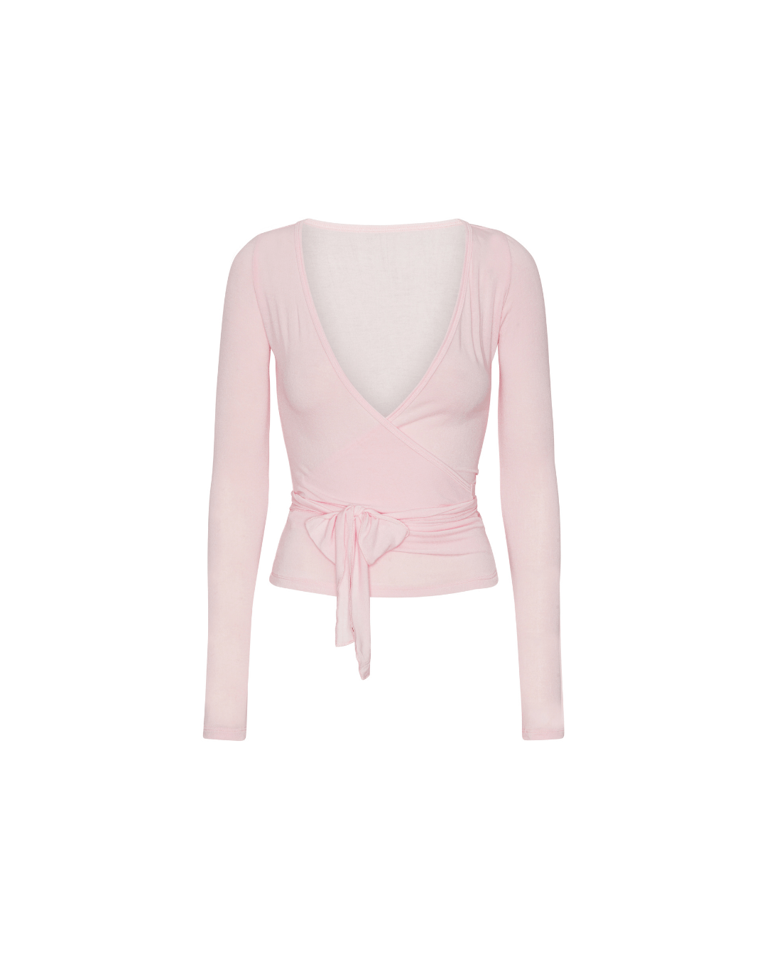 Wrap Blouse - Soft Pink - Luxurise Fashion - 