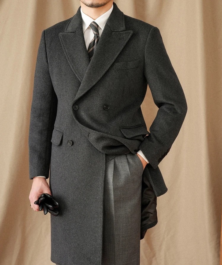 Carlo Wool Blend Topcoat - Luxurise Fashion - coats & jackets