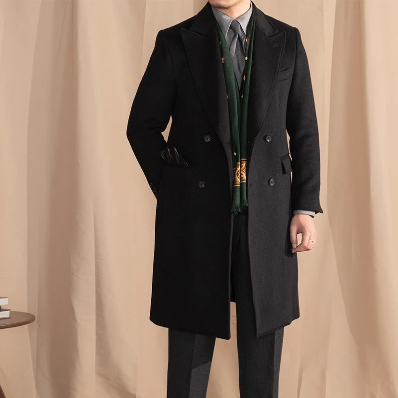 Carlo Wool Blend Topcoat - Luxurise Fashion - coats & jackets