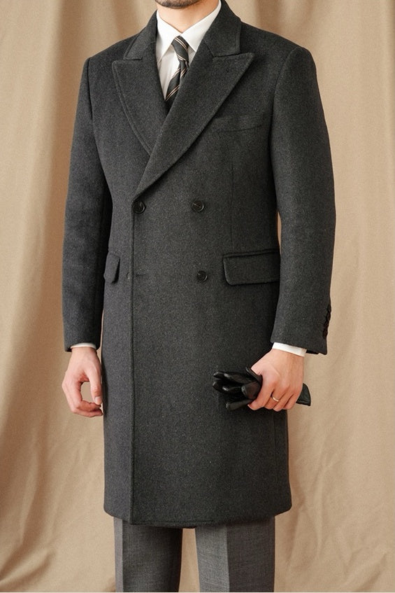 Carlo Wool Blend Topcoat - Luxurise Fashion - coats & jackets