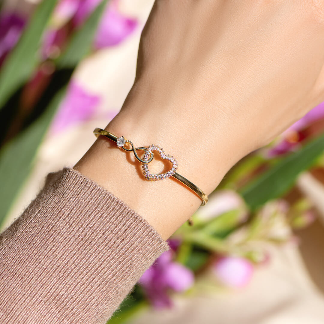 ALWAYS IN MY HEART - INFINITY HEART BRACELET - Luxurise Fashion - Bracelets