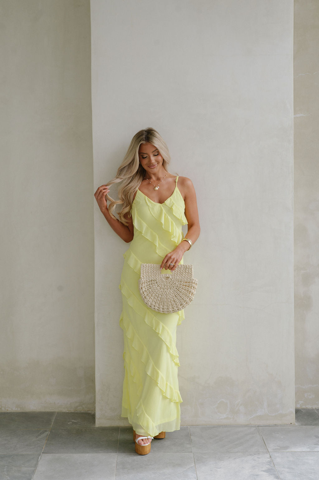 Jade Ruffled Maxi Dress – Elegance Meets Effortless Charm