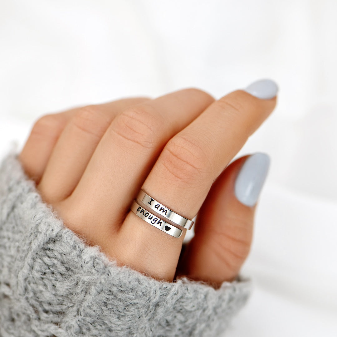 I Am Enough Ring - Luxurise Fashion - 