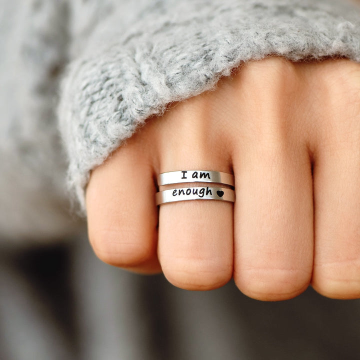 I Am Enough Ring - Luxurise Fashion - 