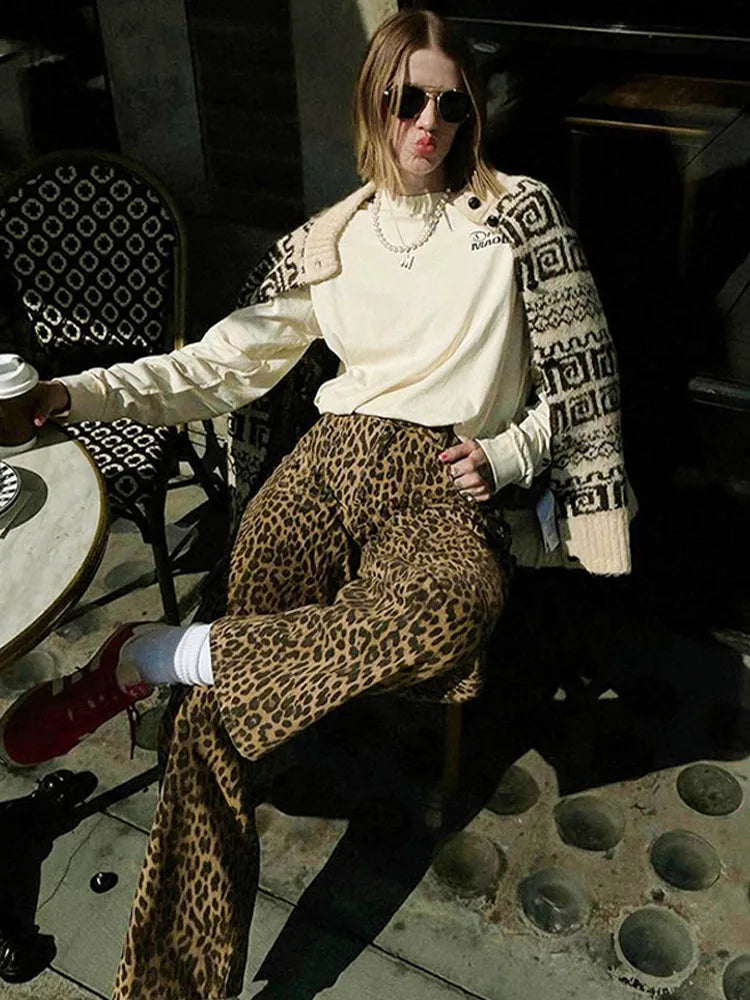 Leopard pants - Luxurise Fashion - 