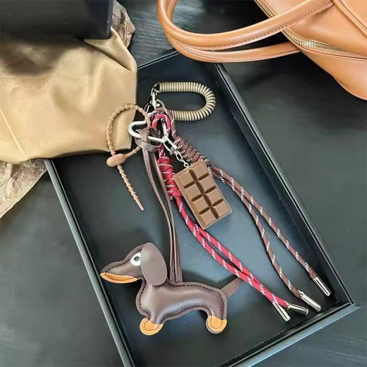 Bagcharm Keychain Handbag Hanging Ornament Keyring Accessories - Luxurise - 15-style-sausage-dog-bag-charm-keychain-cell-phone-pendant-handbag-hanging-ornament-personalized-woven-keyring-accessories - Accessories