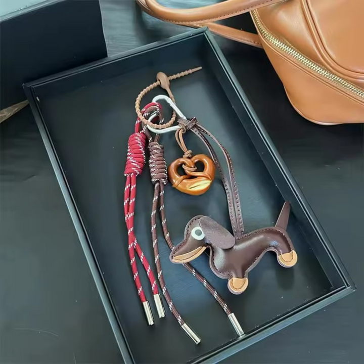 Bagcharm Keychain Handbag Hanging Ornament Keyring Accessories - Luxurise - 15-style-sausage-dog-bag-charm-keychain-cell-phone-pendant-handbag-hanging-ornament-personalized-woven-keyring-accessories - Accessories