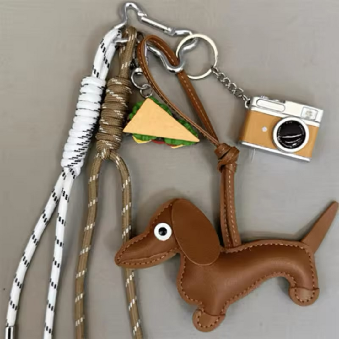 Bagcharm Keychain Handbag Hanging Ornament Keyring Accessories - Luxurise - 15-style-sausage-dog-bag-charm-keychain-cell-phone-pendant-handbag-hanging-ornament-personalized-woven-keyring-accessories - Accessories