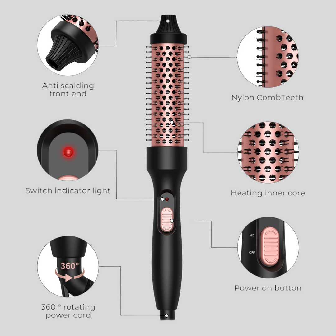 Thermal Brush Perfect Blowout Look - Luxurise Fashion - 