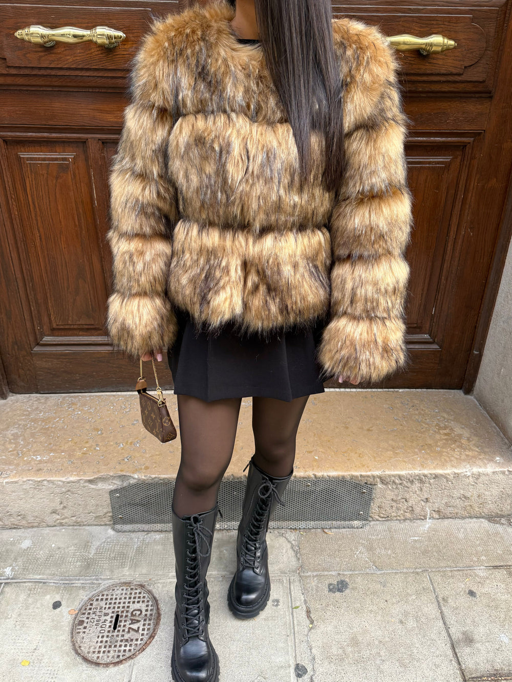 Brown Fur - Luxurise Fashion - 