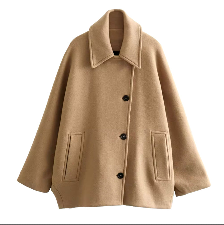 Lovie Oversized Wool Coat - Luxurise Fashion - coats & jackets