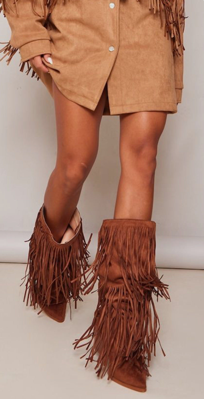 Botas Boho con Flecos 