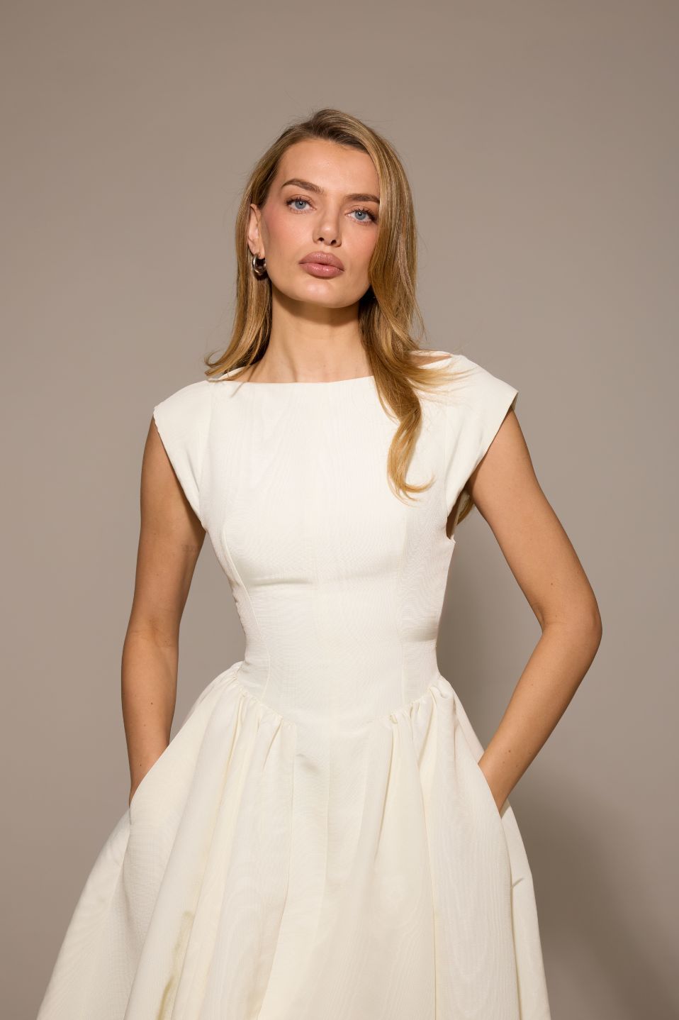 Myrna Blanc  Elegant Dress - Luxurise Fashion - 