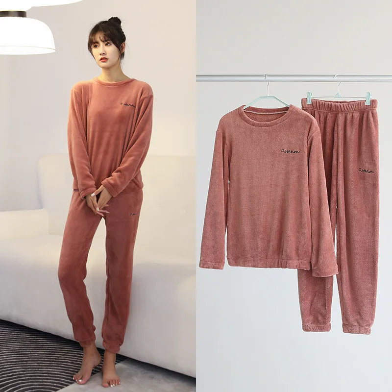 Stay at Home Fleece set - Luxurise Fashion - loungewear