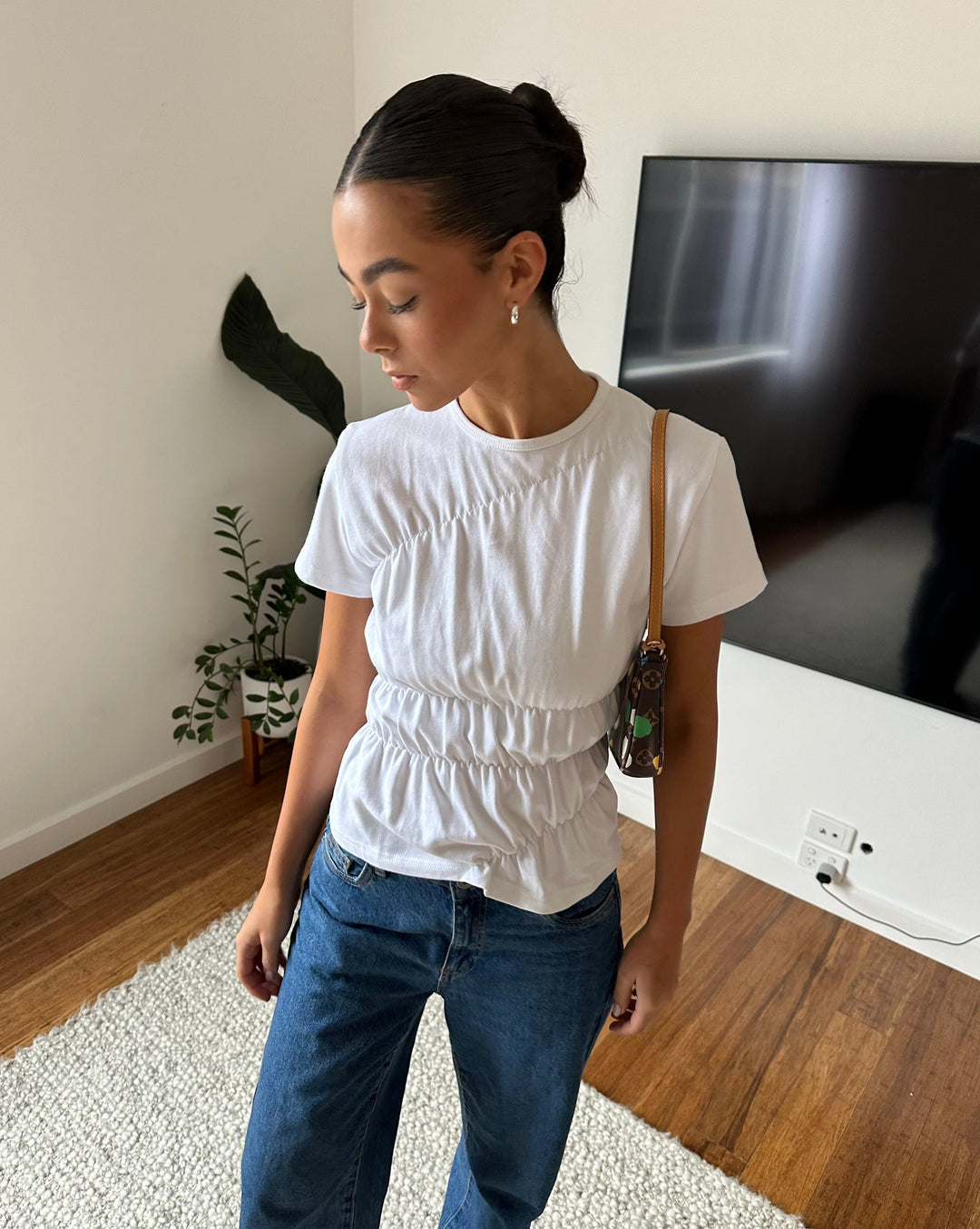 Sydney - Scrunched T-shirt 1+1 FREE - Luxurise Fashion - 