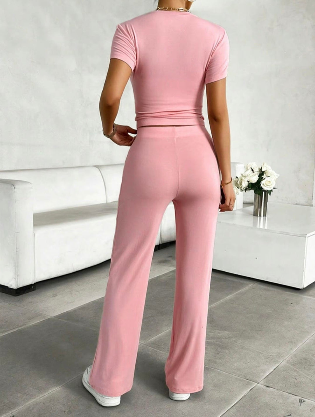 Serena Luxe 2 Piece Lounge Set - Luxurise Fashion - loungewear