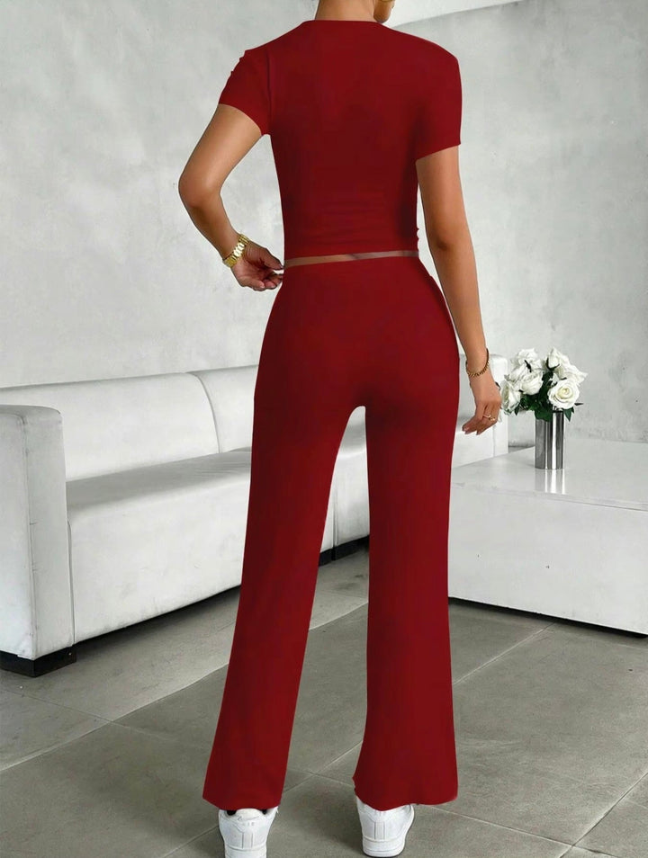 Serena Luxe 2 Piece Lounge Set - Luxurise Fashion - loungewear