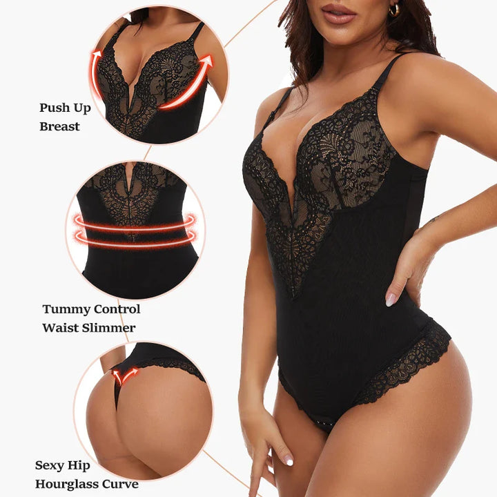 Lace Shapewear Bodysuit - Luxurise Fashion - Pure Female Accesoires