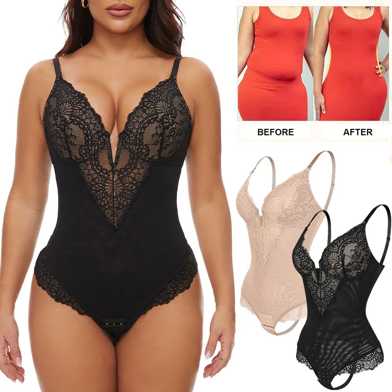 Lace Shapewear Bodysuit - Luxurise Fashion - Pure Female Accesoires