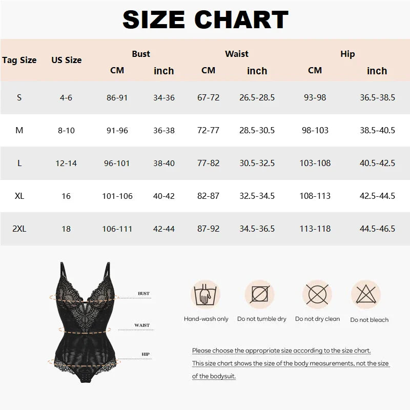 Lace Shapewear Bodysuit - Luxurise Fashion - Pure Female Accesoires