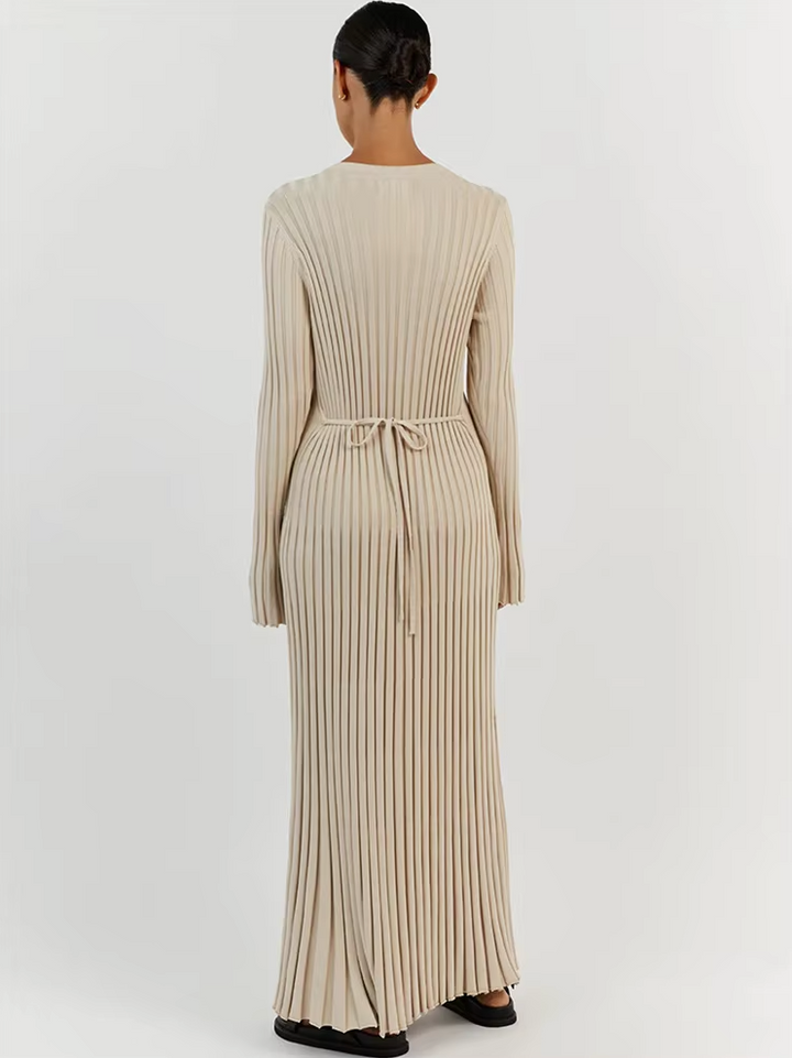 Lisa Luxe Knit Maxi Dress - Luxurise Fashion - Clothing