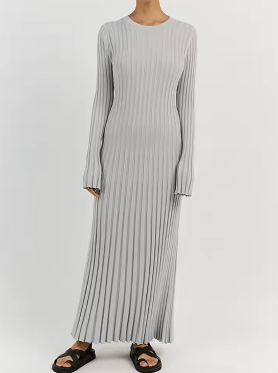 Lisa Luxe Knit Maxi Dress - Luxurise Fashion - Clothing