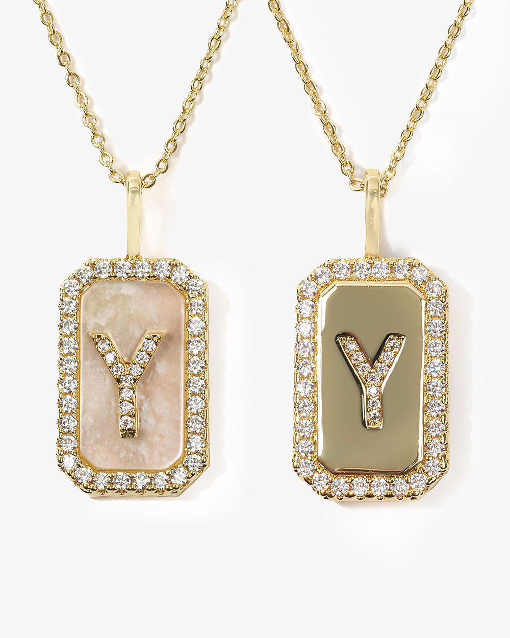 Love Letters Double Sided Necklace - Luxurise - love-letters-double-sided-necklace-gold - jewelry & accesoires