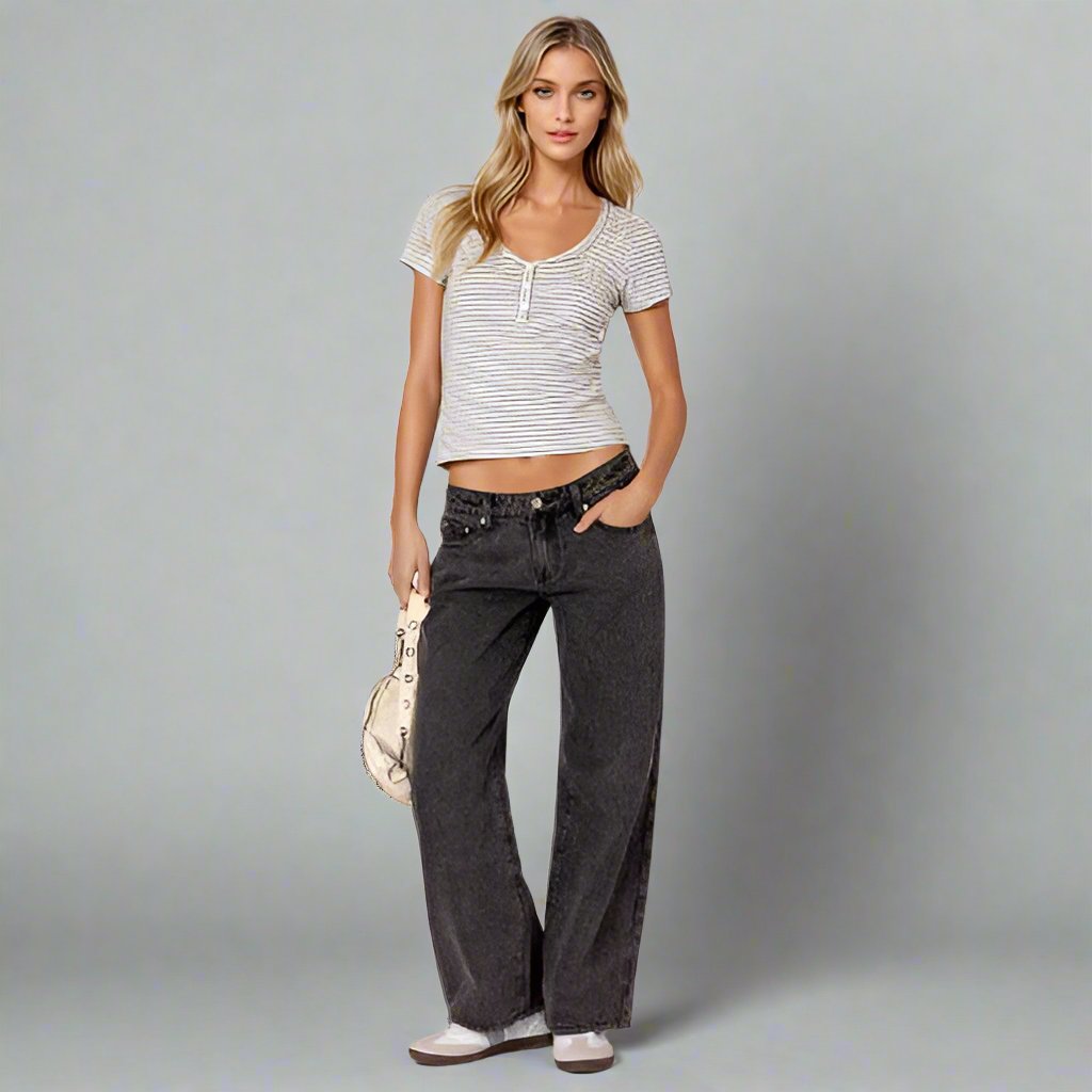 MIA Low-Rise Jeans - Luxurise - mia-low-rise-jeans - jeans & pants