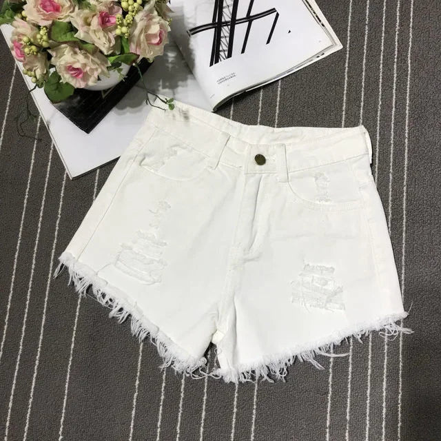 High Waist Shorts - Luxurise Fashion - 