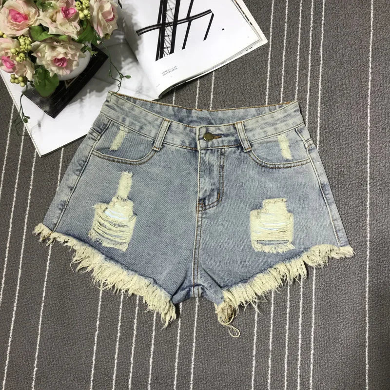 High Waist Shorts - Luxurise Fashion - 