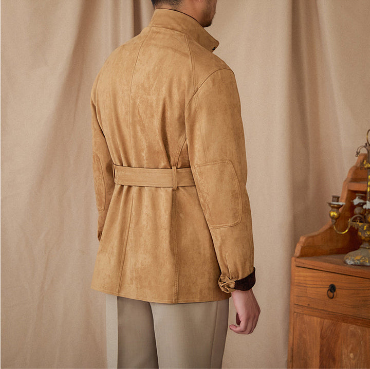 Oakridge Suede Hunting Jacket - Luxurise Fashion - jacket