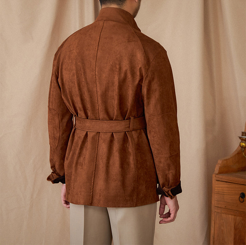 Oakridge Suede Hunting Jacket - Luxurise Fashion - jacket