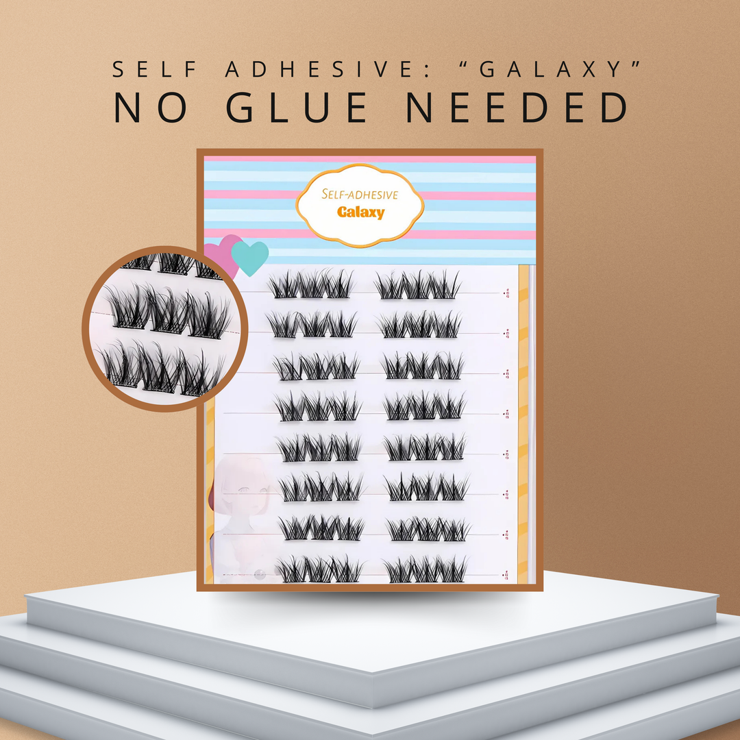 Press-on Lashes No Glue Needed! Self Adhesive! - Luxurise - press-on-lashes-cluster-no-glue-needed-eyelash-self-adhesive-lashes-lash-extension - Accessories