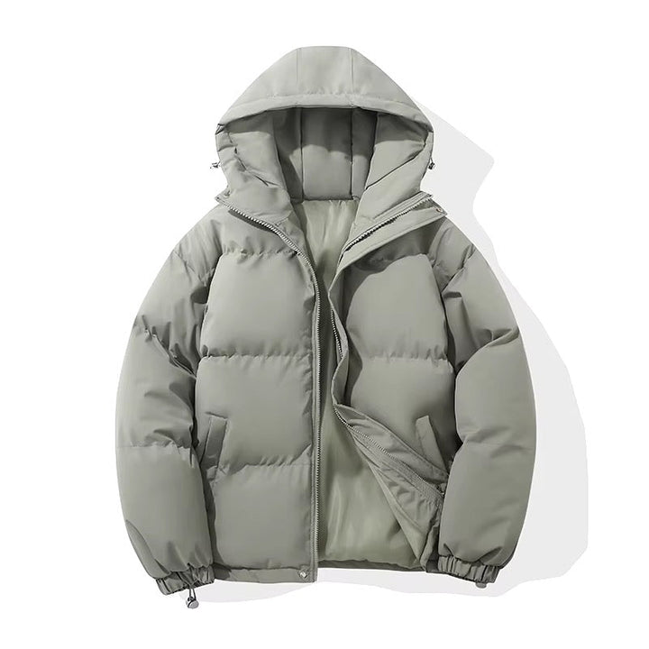 Puffer Jacket Women High Neck Hooded Zipper Design Cotton-Padded Coat - Luxurise - puffer-jacket-women - 