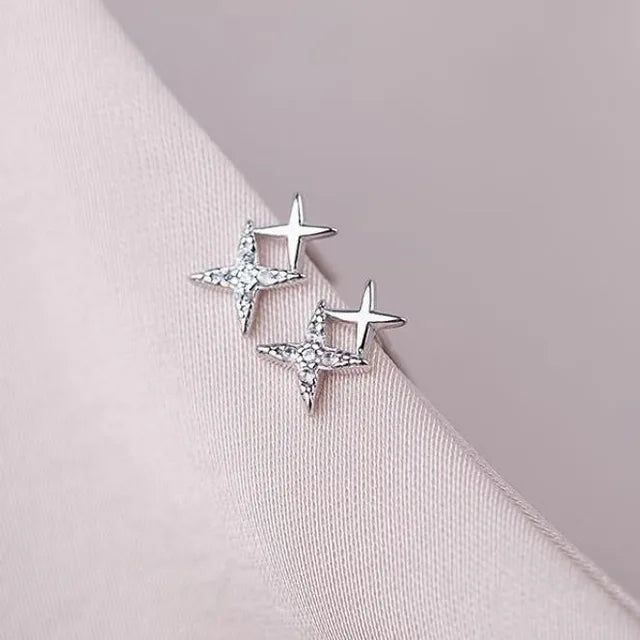 Star Stud 925 sterling - Luxurise Fashion - 