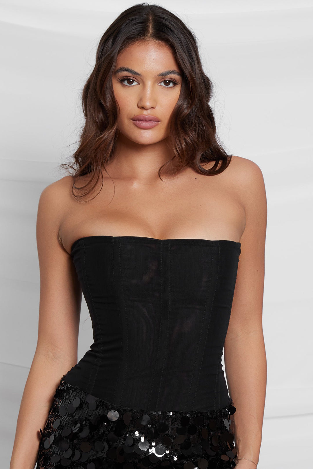 Mesh Corset Top - Luxurise Fashion - Shirts & Tops