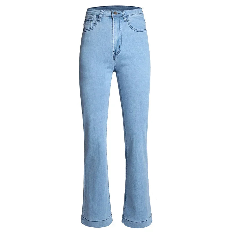 High Waist Retro Jeans - Luxurise Fashion - 