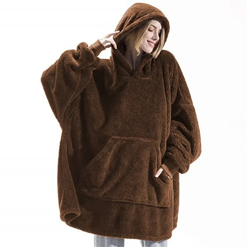 Blanket Fleece Hoodie - Luxurise Fashion - loungewear